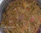 A picture of step 8 of Cluster beans bhaji.