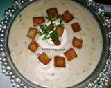 A picture of step 4 of Cream of Chicken soup.
