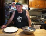 A picture of step 6 of Blueberry Pie.