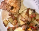 Foto del paso 13 de la receta: Pechuga Rellena con Papas Bravas