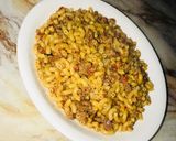 A picture of step 2 of Meaty jallof macaroni.