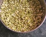 A picture of step 1 of Moong dal waffels.
