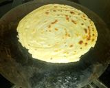 A picture of step 8 of Hyderabadi bidari paratha.