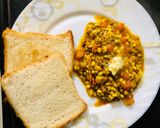 A picture of step 4 of Sprout Mung Bhaji.