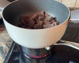 Φωτογραφία βήματος 7 της συνταγής Chocolate fudge pie (Σοκολατόπιτα)