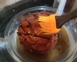 A picture of step 4 of Honey Orange Glazed Ham.