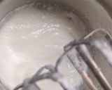 A picture of step 1 of Kesar pista ice cream cake.