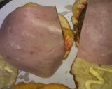 Foto del paso 9 de la receta: Sándwich de hamburguesa con Pan frito       