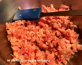 Foto del paso 1 de la receta: Hamburguesas de pollo, calabacín y maíz.  Bien Sanas