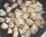 A picture of step 2 of Aloo chaat.