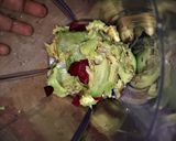 A picture of step 2 of Avocado et beetroot.