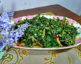 Foto langkah ke 5 dari resep Tumis daun singkong.