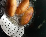 A picture of step 7 of Ranga Alur Puli / Shakarkand puli/Fried Sweet Potato Dumplings.