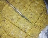 A picture of step 7 of Kaju Burfi.