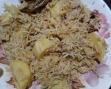 A picture of step 7 of Aloo ki Tahari.