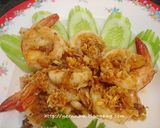 รูปขั้นตอนการทำที่ 3 ของ ข้าวราดกุ้งกระเทียม