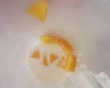 A picture of step 1 of Mango lassi.