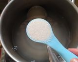 Foto langkah ke 3 dari resep Puding Marie Bunga Telang.