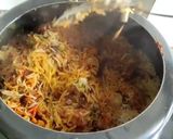 A picture of step 7 of Paneer Biryani in pressure cooker.