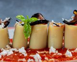 A picture of step 4 of Paccheri alla Norma 2.0.