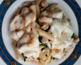 Foto del paso 5 de la receta: Pasta espinaca y pollo delicias en poco tiempo