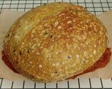 Foto langkah ke 24 dari resep Wijen Hitam Putih Pandan Sourdough Bread (Open Bake Method).
