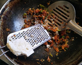 A picture of step 2 of Bhel Sandwich.