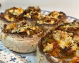 Foto del paso 5 de la receta Champiñones rellenos de sobrasada y quesos