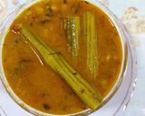 A picture of step 2 of Drumstick with chana dal.