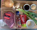 A picture of step 1 of Beef Bulgogi 🥩🥢.