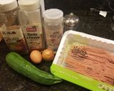 Foto del paso 1 de la receta: Hamburguesa de calabacín y pavo