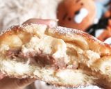 Hình bước làm 6 của món Donut nhân mứt táo và donut nhân custard