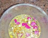 A picture of step 1 of Rose Thandai.