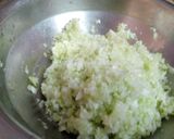 A picture of step 1 of Lauki muthia.