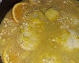 Foto del paso 4 de la receta: Pechugas a la naranja con crema de nueces y almendras