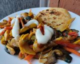 Foto del paso 9 de la receta: Vegetales salteados con salsa soja dulce y picante🥘🥙🌮