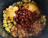 Une image de l'étape 5 de Poulet Basquaise.