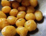 A picture of step 1 of Kashmiri Dum Aloo !!.