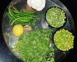 A picture of step 1 of Tuvar Chana Kachori.