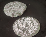 பாலக் கோகனட் ரோல்டு  சப்பாத்தி (Spinach coconut rolled chapathi recipe in tamil) ரெசிபி ஸ்டேப் 6 புகைப்படம்