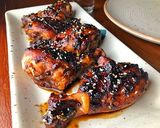 A picture of step 7 of Sticky Honey-Soy Chicken Drumstick.