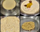 A picture of step 1 of Whole Wheat Bran Flour Gujarati Biscuit Bhakri.
