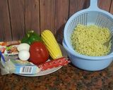 Foto langkah ke 1 dari resep Pizza Mie Saus Spagheti.