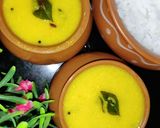 A picture of step 3 of Dahi kanji Odia cuisine.