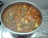Kheema Aaloo Shimla Mirch recipe step 2 photo