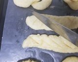 A picture of step 11 of Pretzels,Bagels and almond Buns with 1 dough.