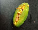A picture of step 3 of Stuffed Karela.