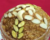 A picture of step 4 of FADA LAPSE - BROKEN WHEAT HALWA in Pressure cooker.