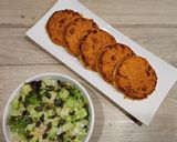 Une image de l'étape 5 de Palets de patates douces / parmesan.