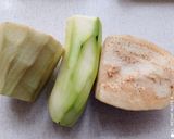 Padlizsán + cukkíni pite fokhagymás mártással, halogén sütőben- fogyis recept fázis 1 fotója